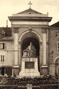 Statue de Saint François de Sales le jour de l'inauguration